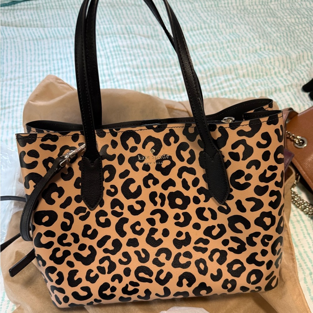 Kate Spade Leopard Print Handbag.